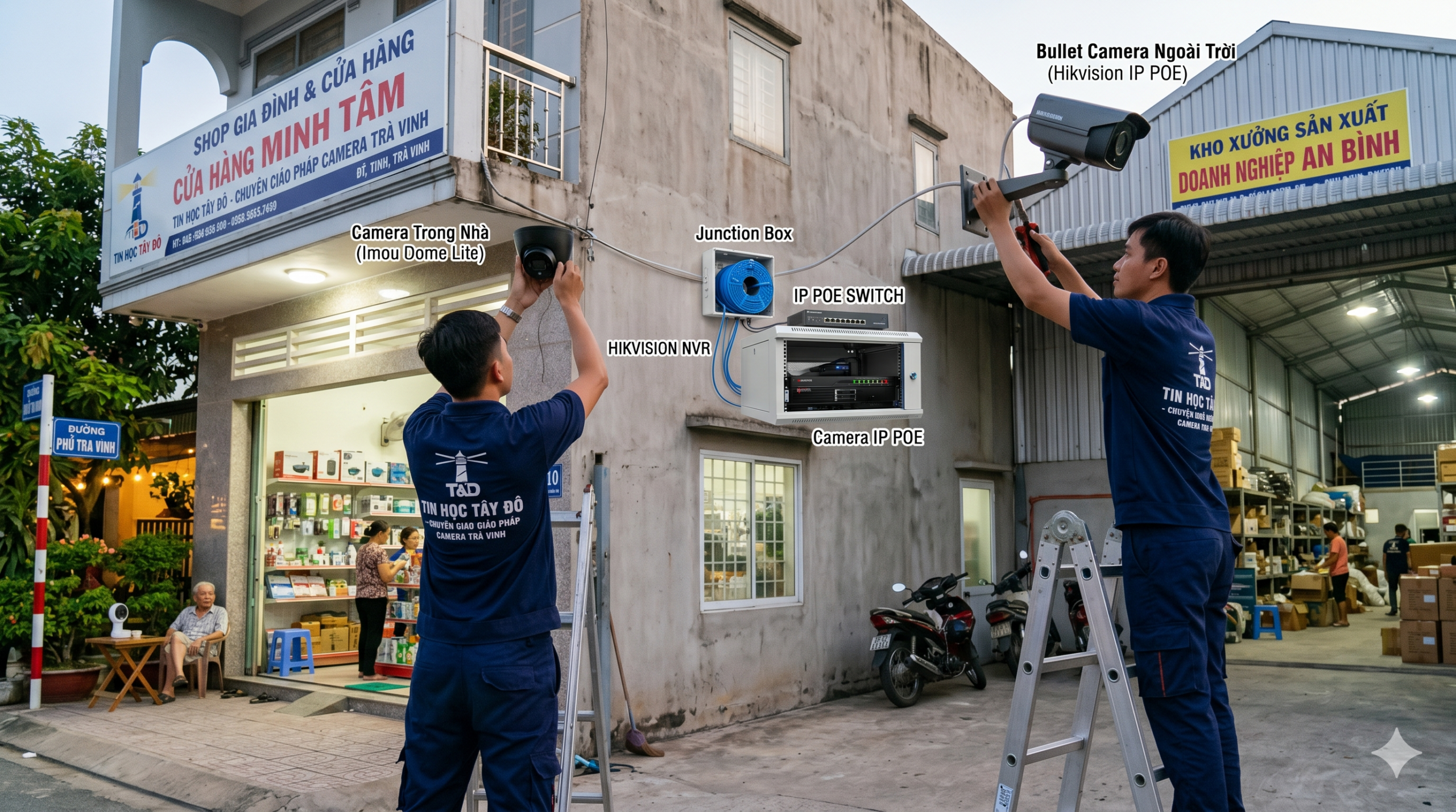 Lắp đặt camera Trà Vinh uy tín: Giải pháp an ninh toàn diện cho mọi không gian