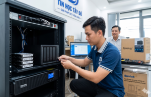 Giải pháp lưu trữ toàn diện: Trọn bộ NAS Synology DS925+ & hệ thống nguồn dự phòng Santak