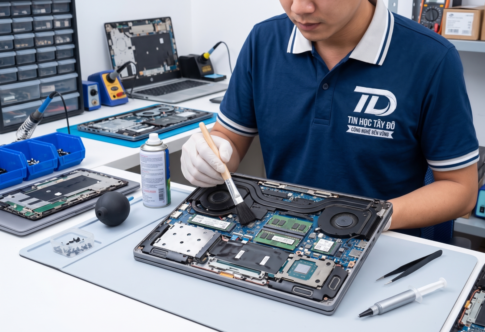 Vệ sinh laptop chuyên nghiệp tại Trà Vinh
